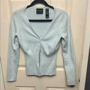 Axcess Light Blue Button-Up Cardigan
